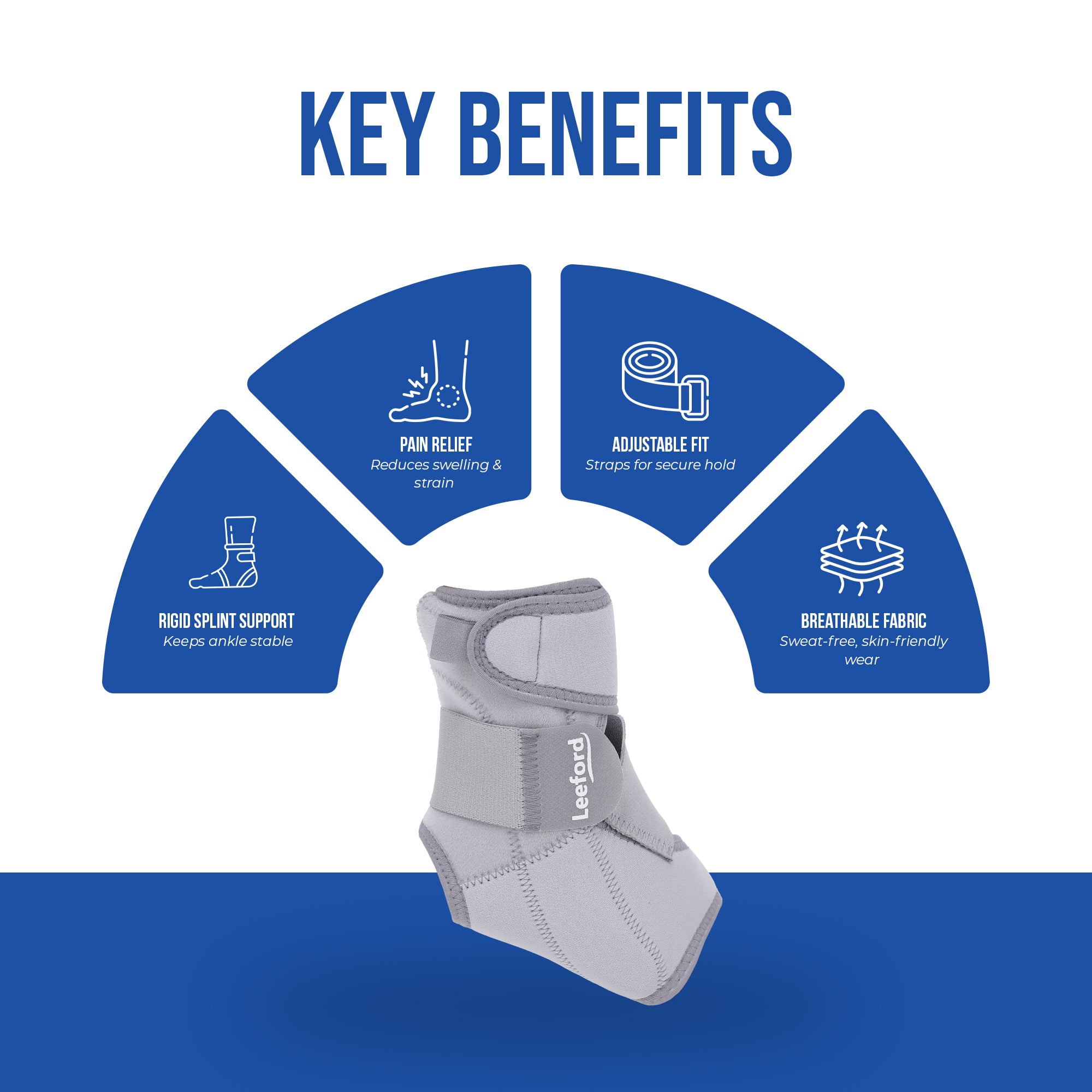 ankle binder with splint key benefits
