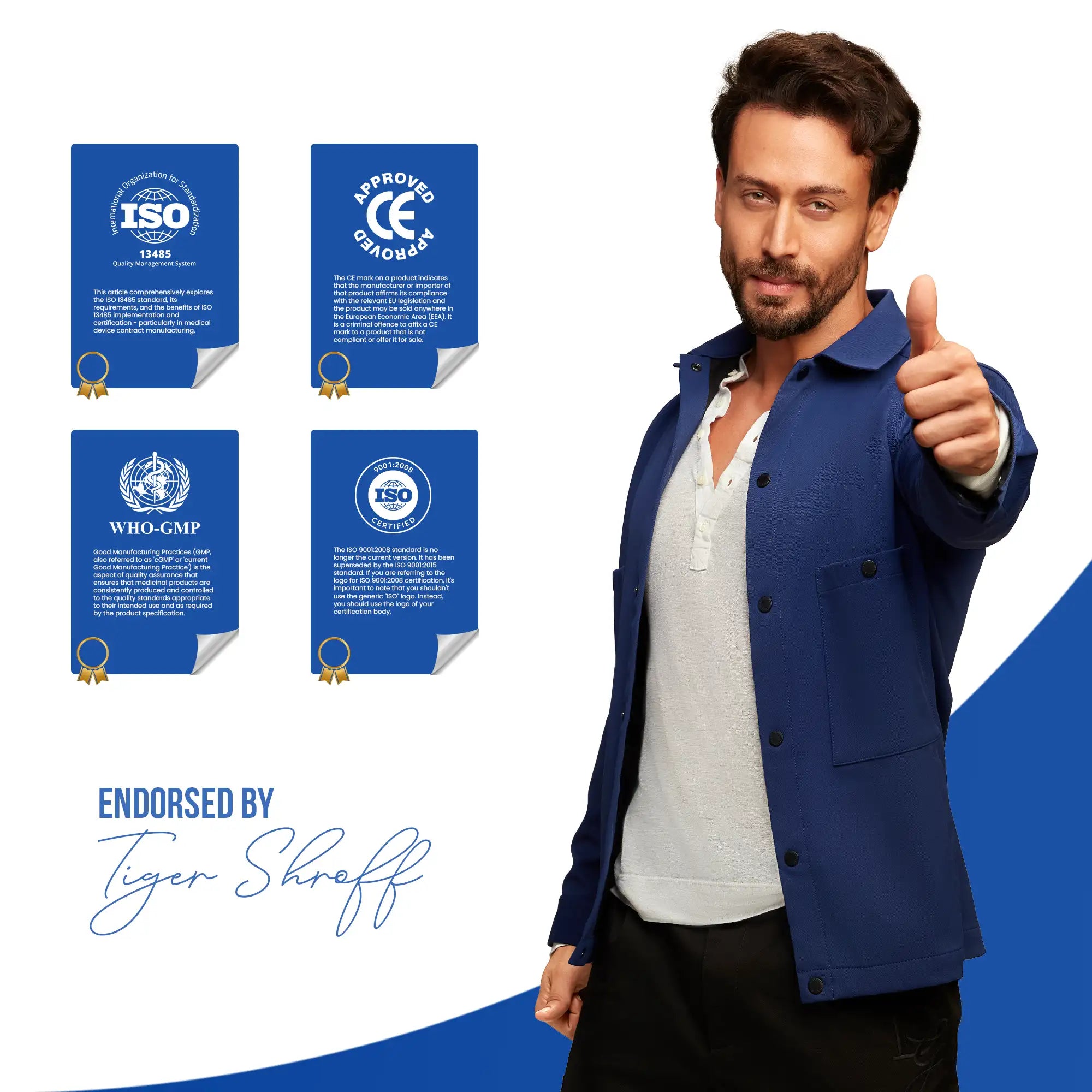 shoulder support belt international certifications