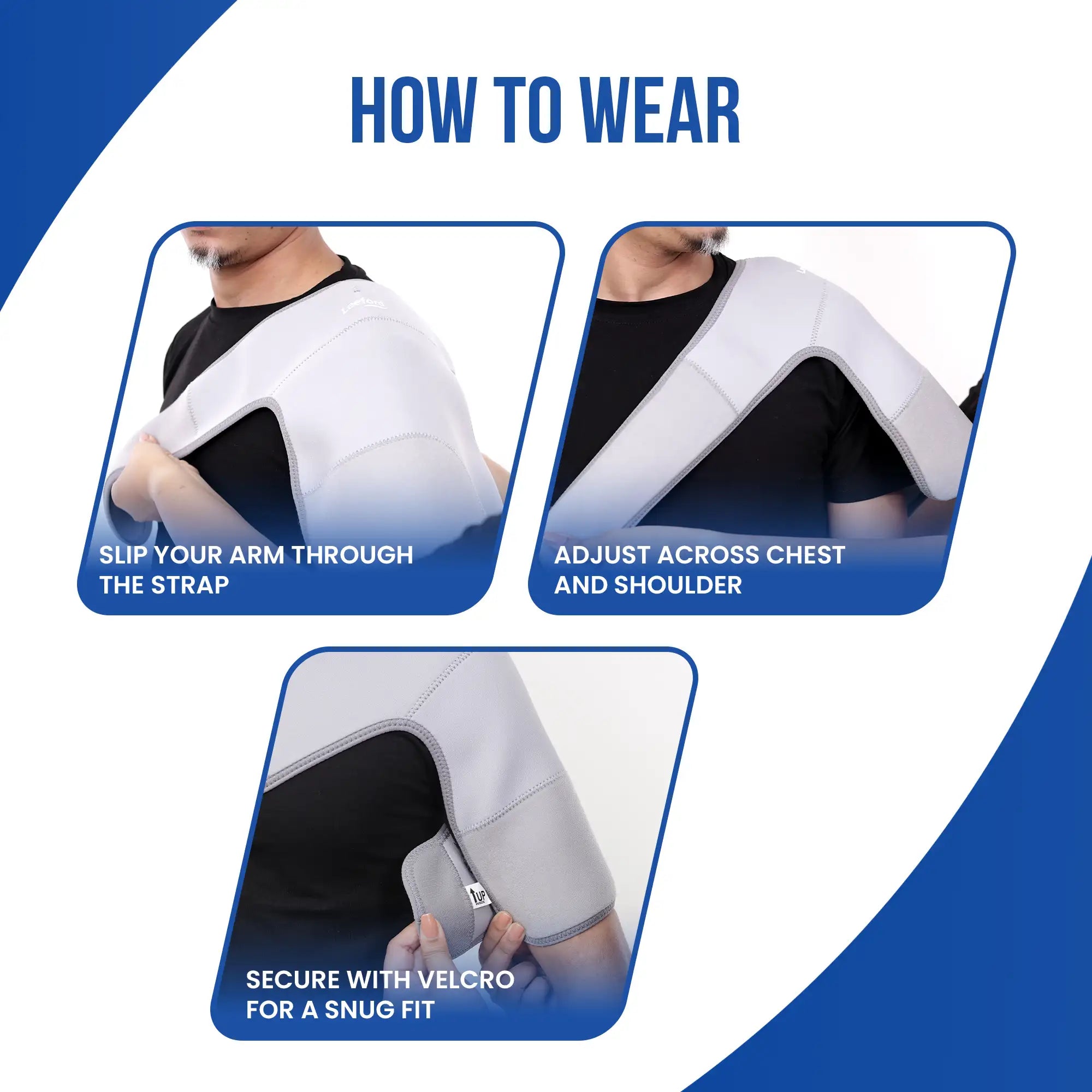 shoulder support belt how to wear guide