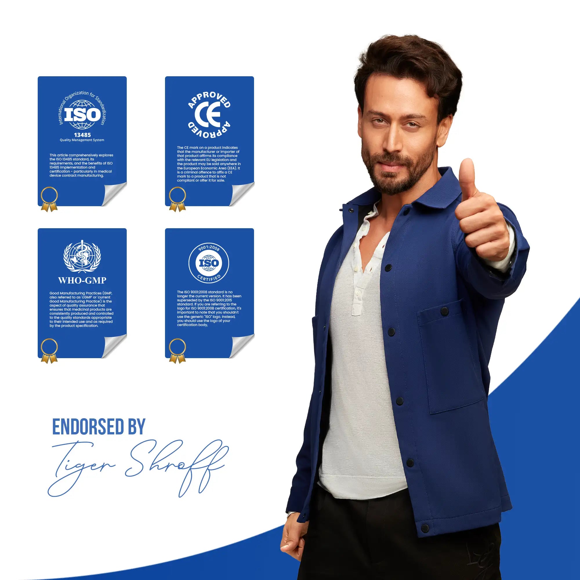 Ankle binder with splint internationally certified