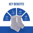 lightgray ankle support key beenfits pain relief adjustable breathable