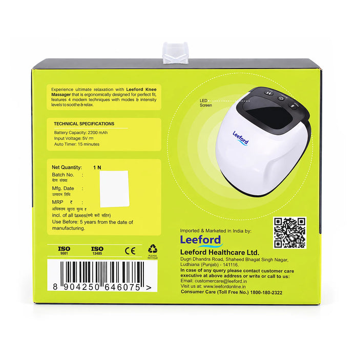 knee massager back packaging box