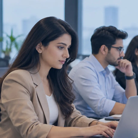 Desk-bound professionals