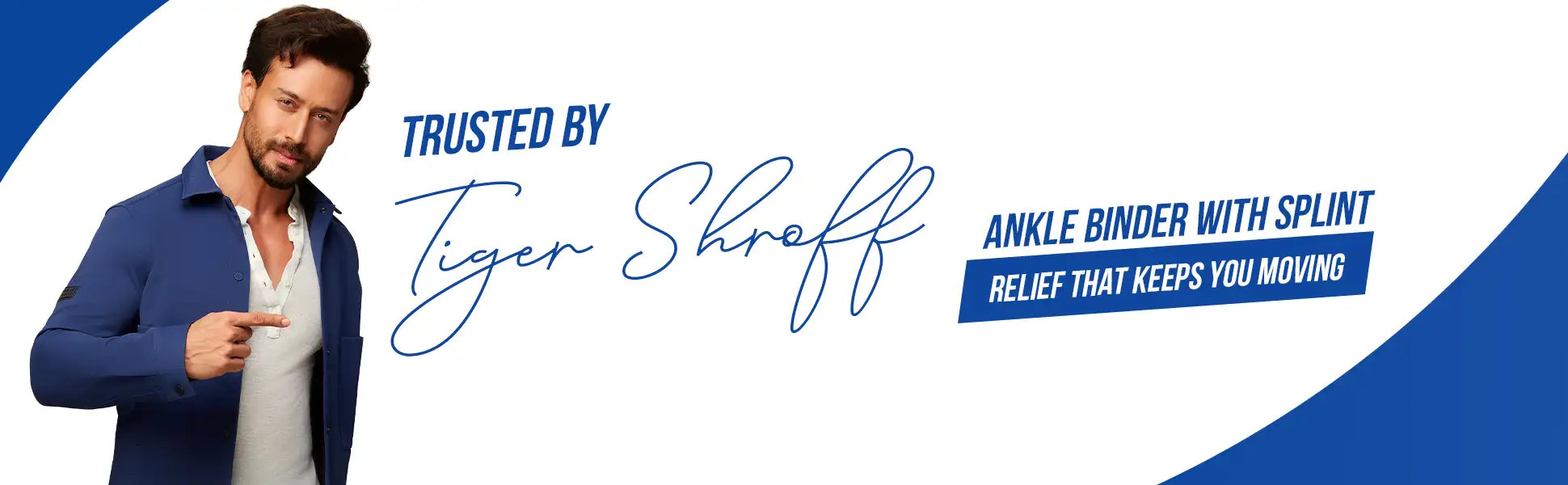 ankle binder with splint trusted by tiger shroff