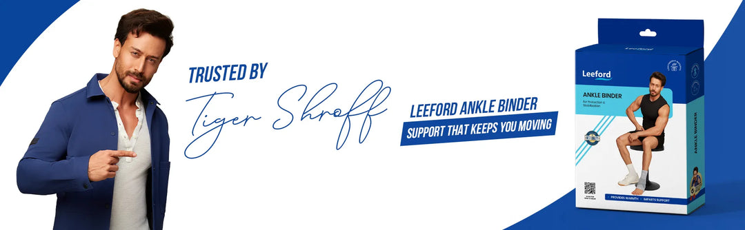 ankle binder is trusted by tiger shroff