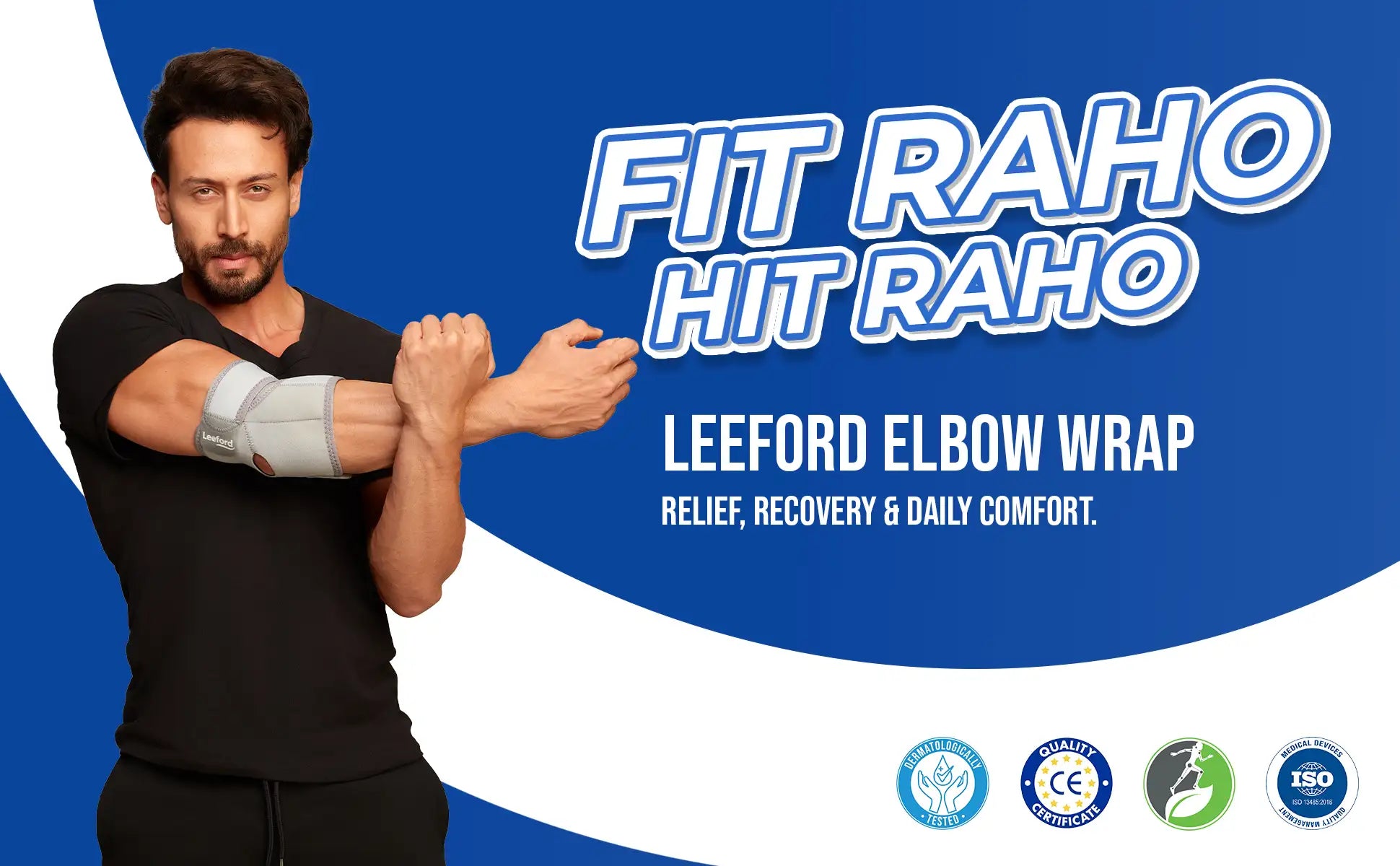 stay fit with Elbow wrap 