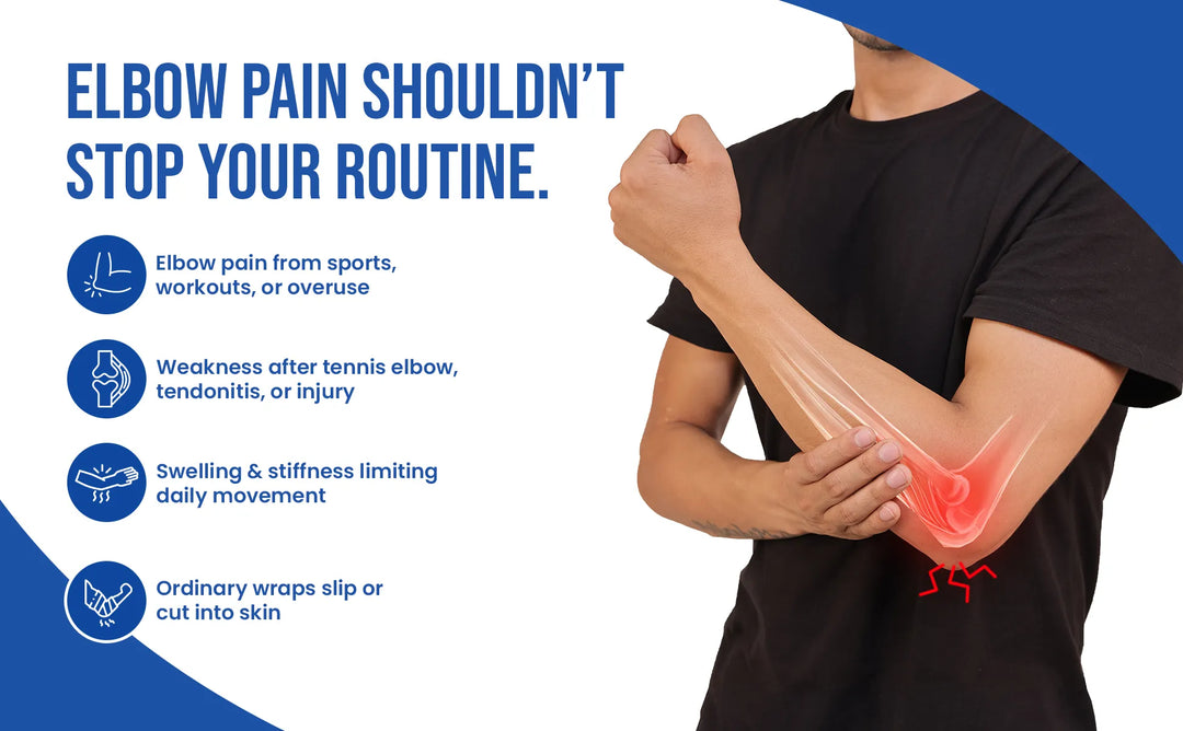 leeford elbow wrap elbow pain should not stop your routine