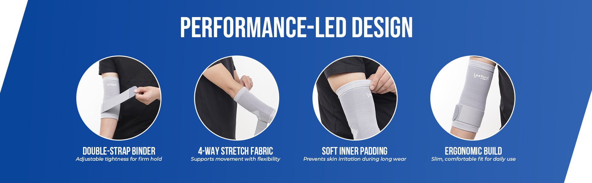 elbow support binder performance led design features