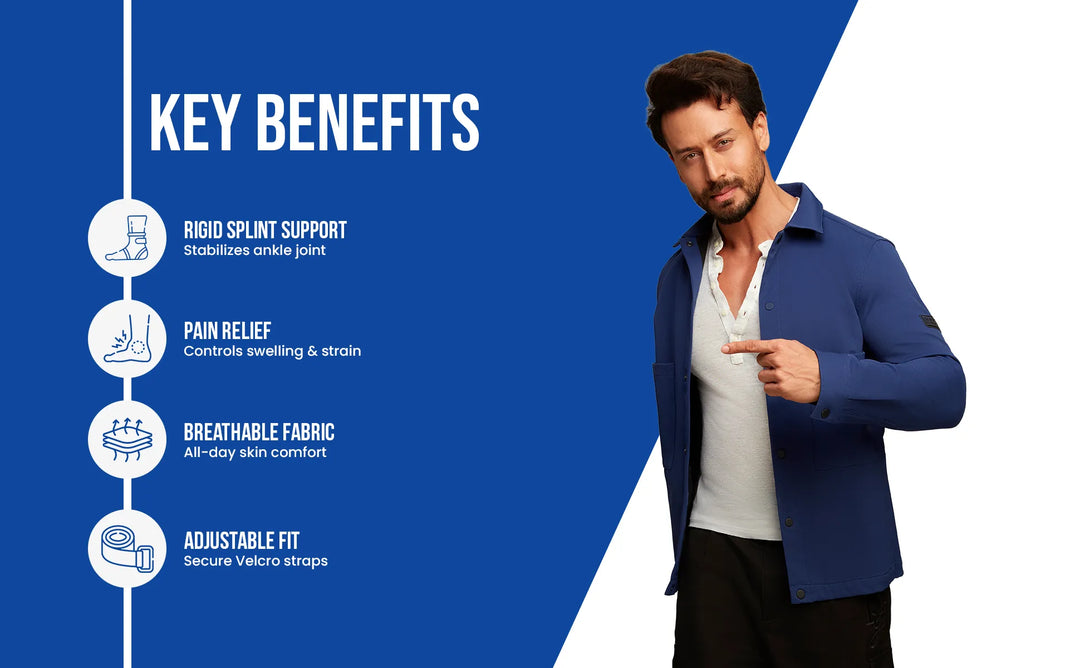 ankle binder key benefits like pain relief 