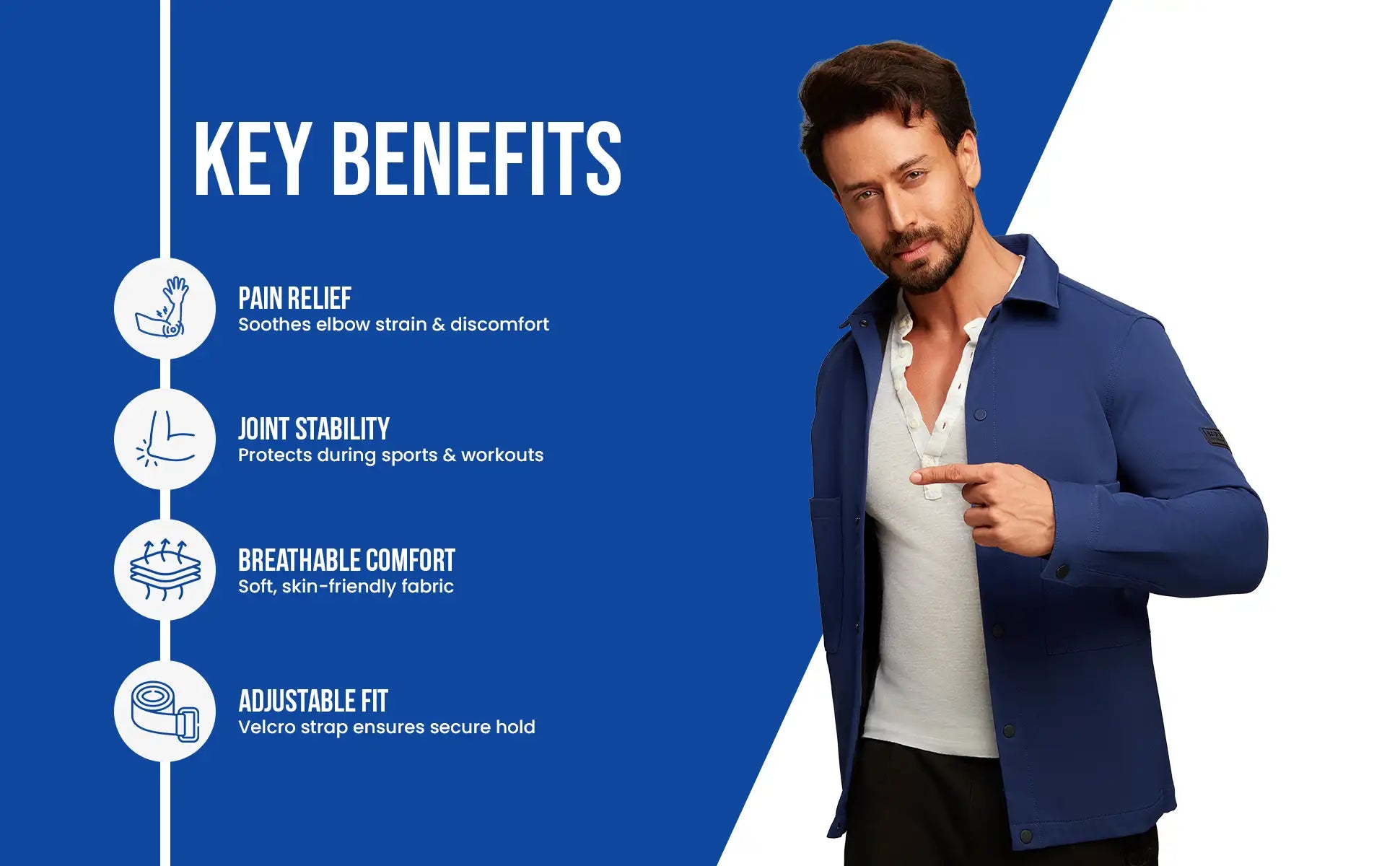 Elbow wrap key benefits