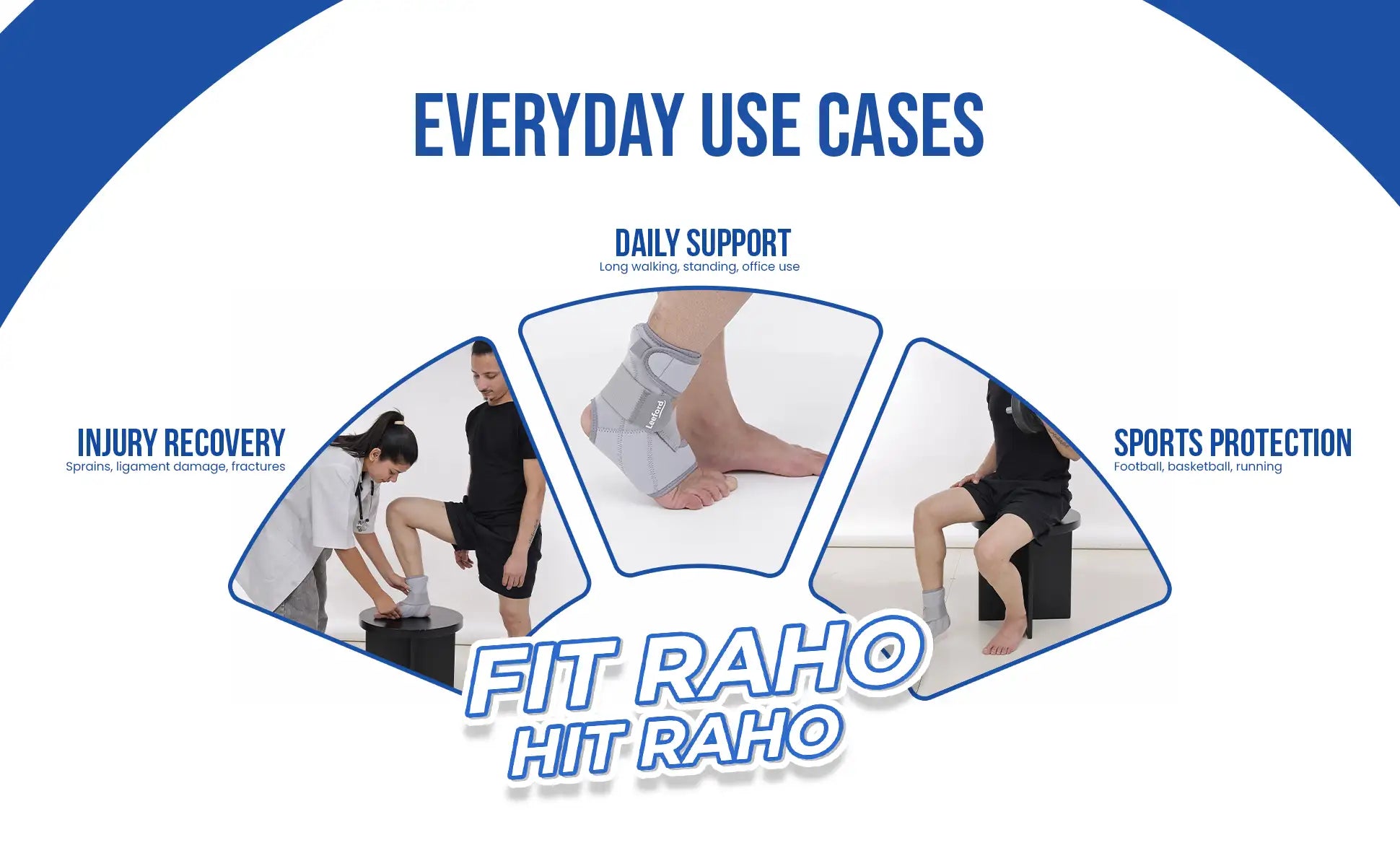 ankle binder with splint everyday use cases