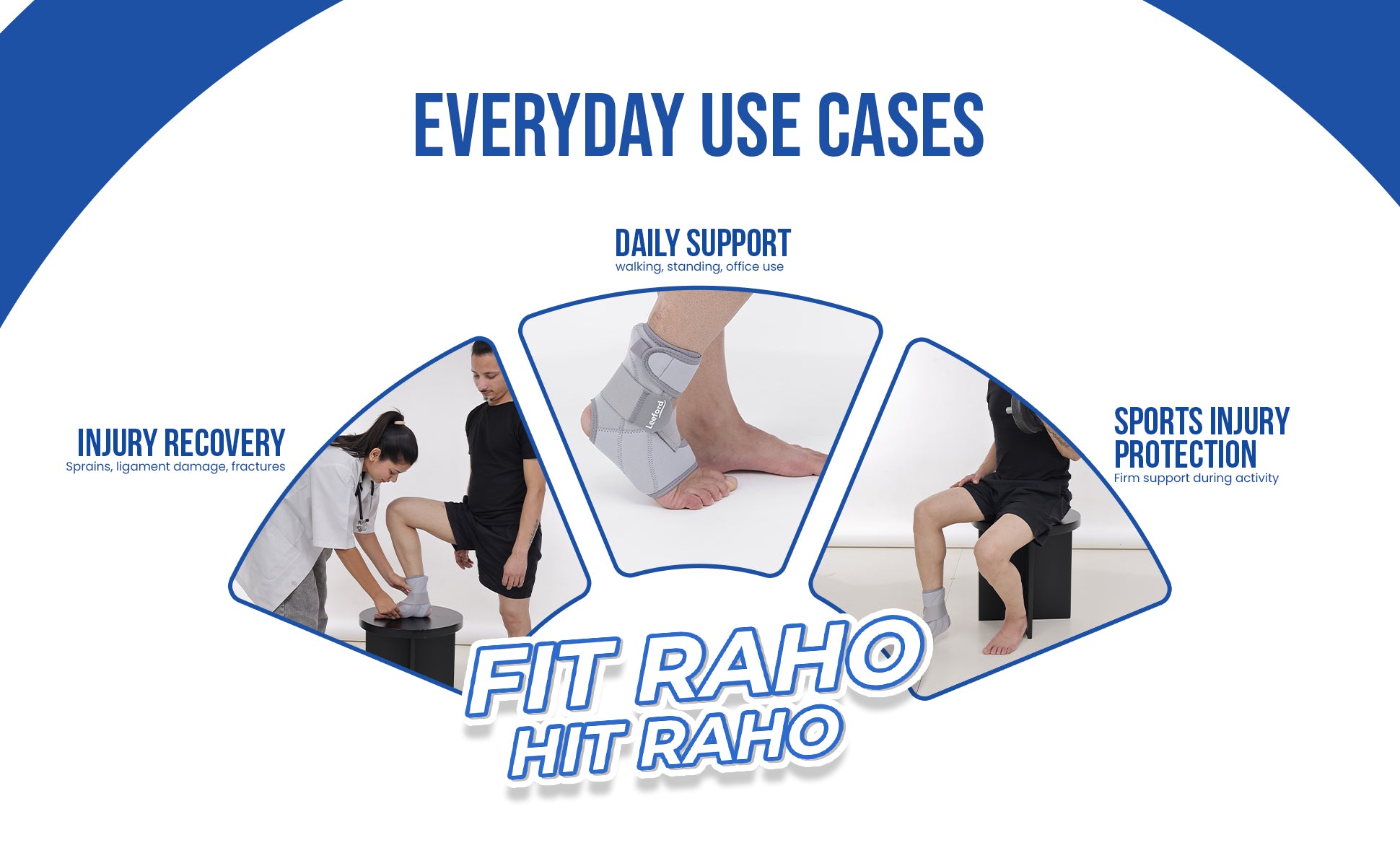 ankle binder with splint everyday use cases for injury recovery daily support