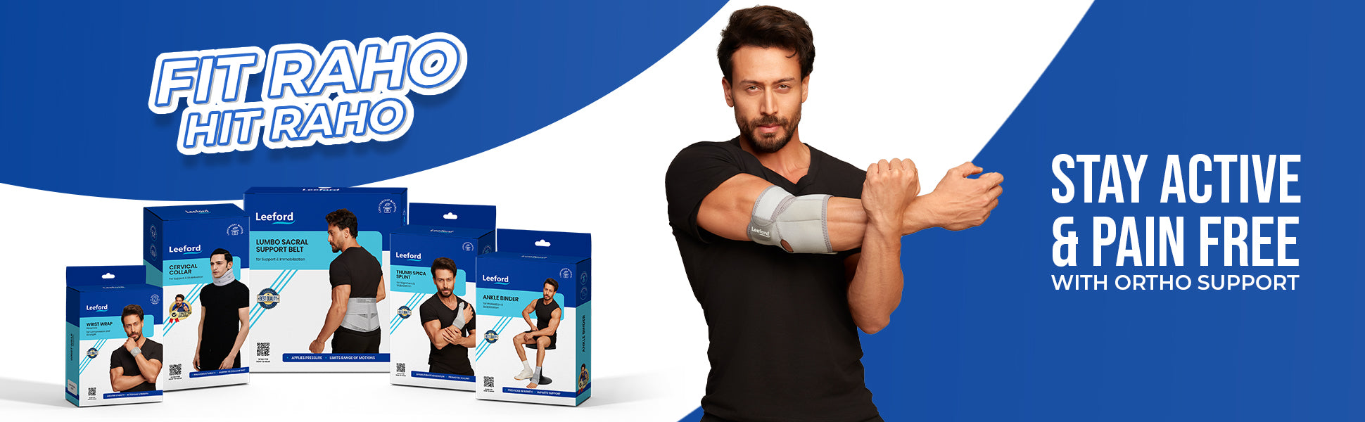 stay active and pain free with elbow wrap