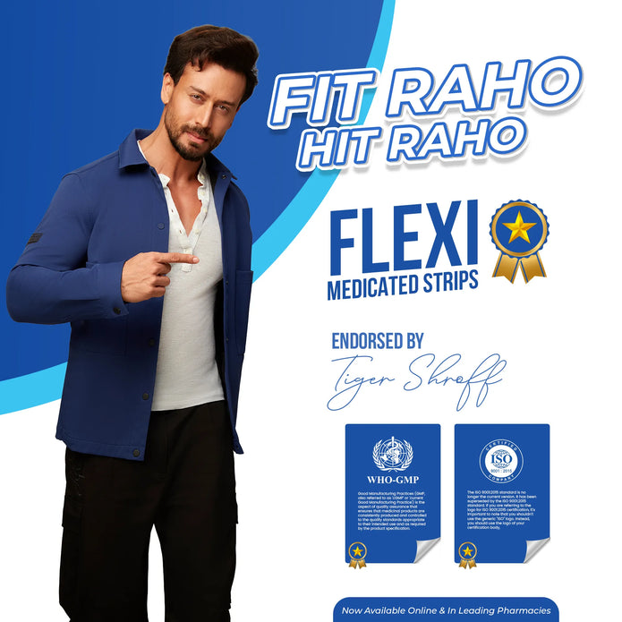 Leeford Flexi Medicated Waterproof Bandage for Injury, Cuts, Abrasions & wounds