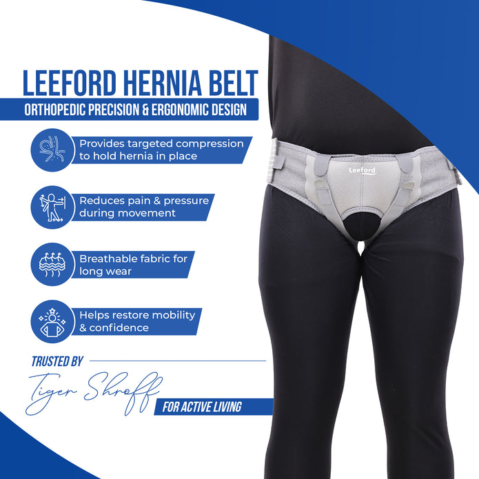 hernia belt with orthopedic precision and design
