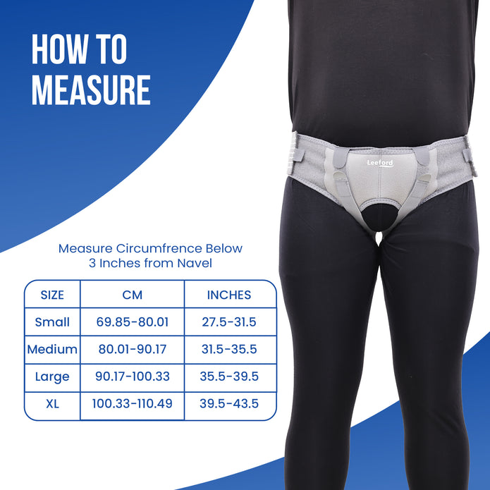 hernia belt how to measure chart size