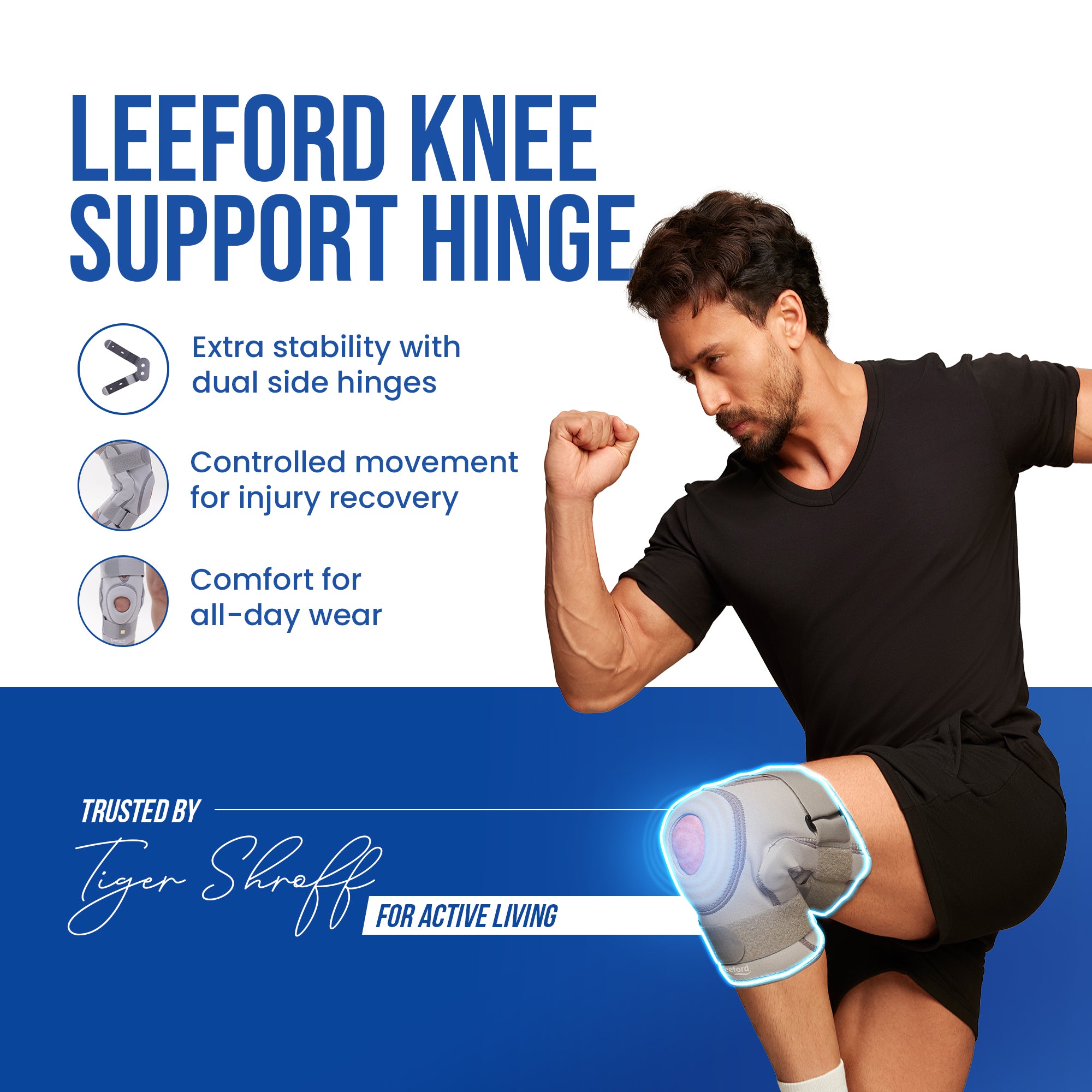 knee support with hinge main key benefits extra stability