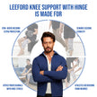 knee support with hinge is made for gym lovers office professionals seniors