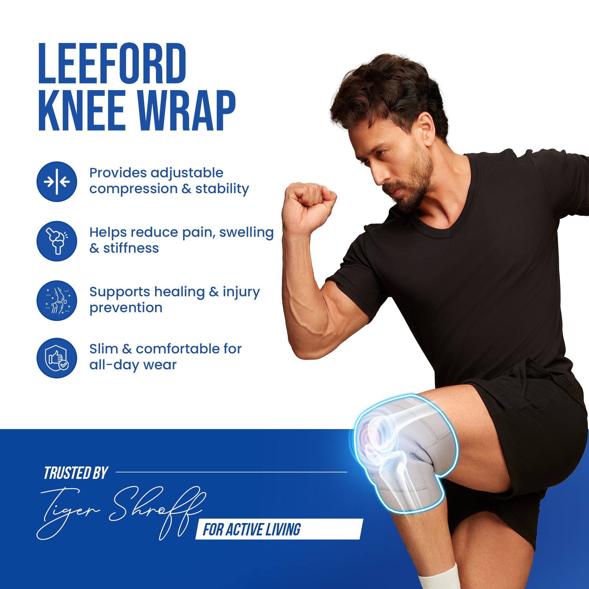 knee wrap benefits reduce pain swelling stiffness