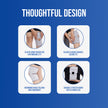 knee wrap thoughtful design velcro closure elastic wrap design ergonomic build