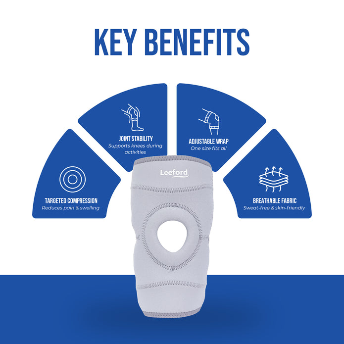 knee wrapkey benefits targeted compression joint stability adjustable strap