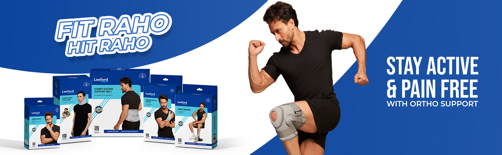stay active and pain free with knee support with hinge