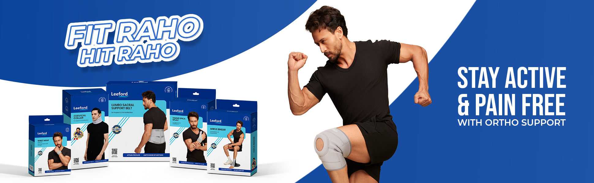 stay active and pain free with knee wrap