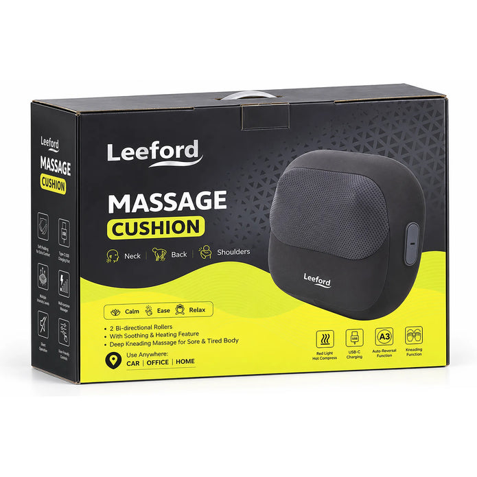Leeford massage cushion product packaging box