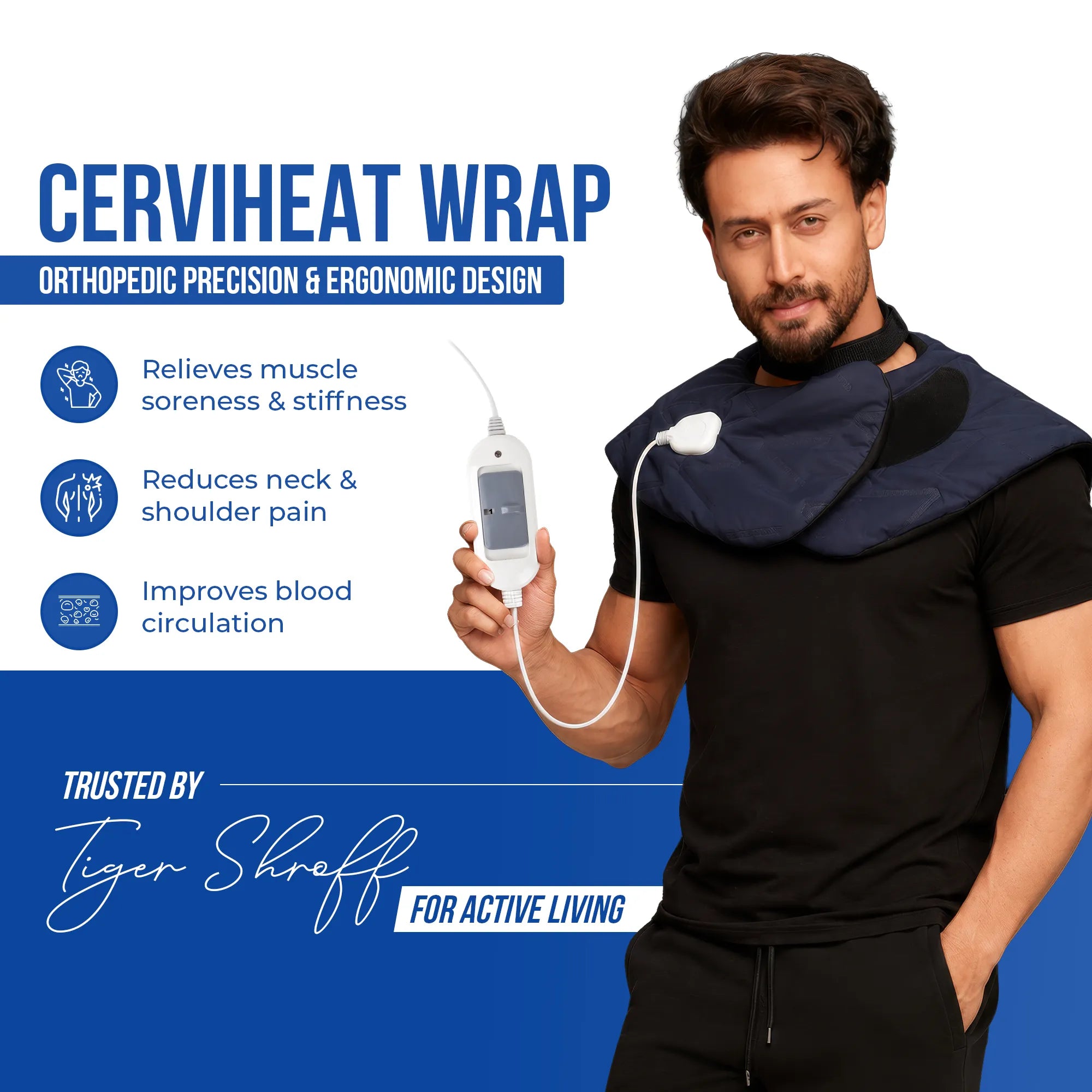 Leeford CerviHeat Wrap for Pain Relief