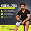 knee massager with adjustable heating levels