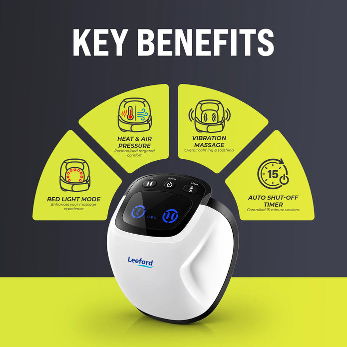 leeford knee massager key benefits auto timer vibration massage