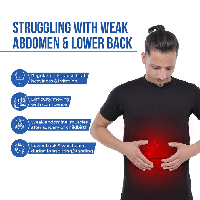 weak abdomen n lower back problems like weak abdominal muscles after surgery