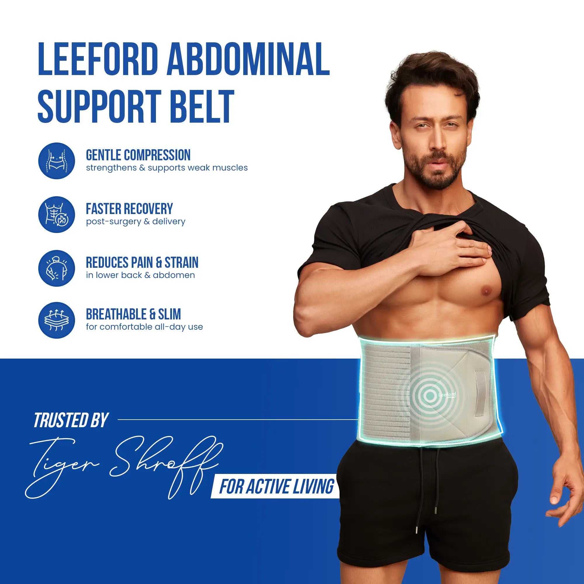 Abdominal support belt benefits