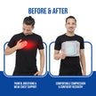 before and after chest pain effects by chest binder use