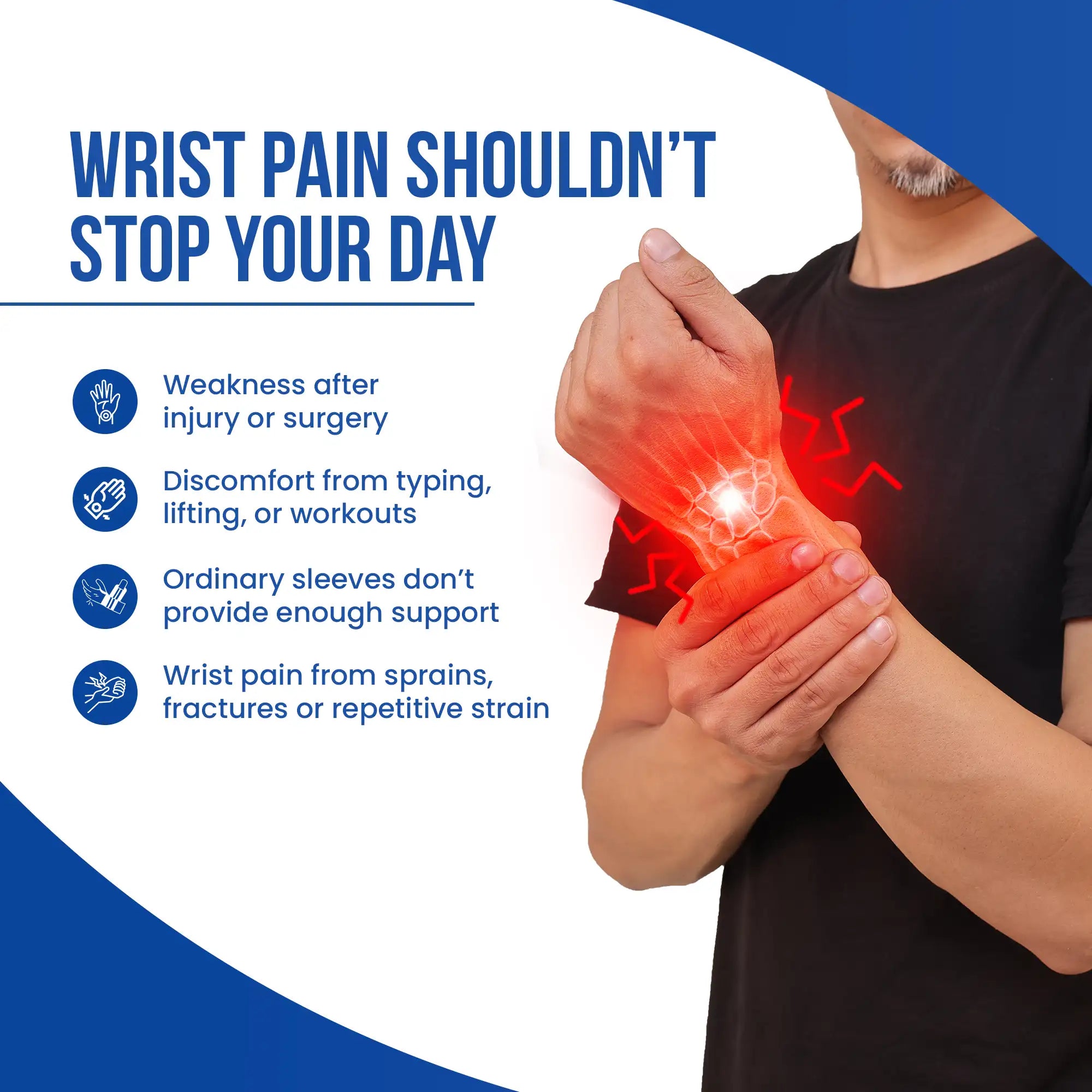 various wris pain effects