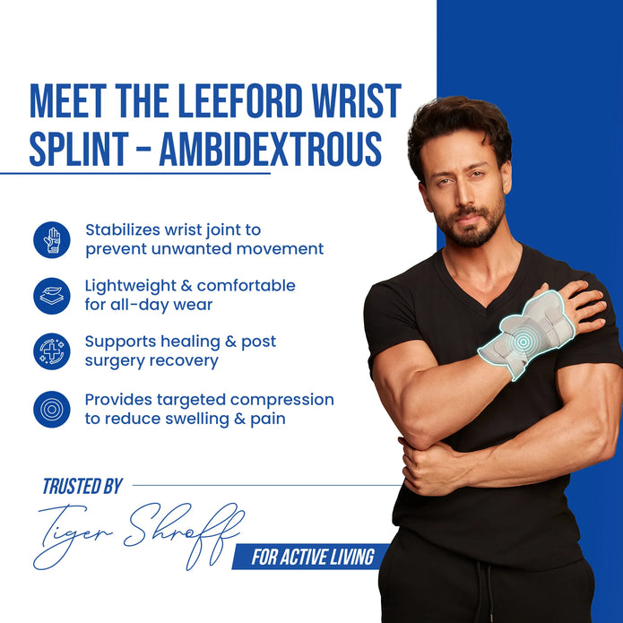 leeford wrist splint stabilizes wrist joints n support healing 