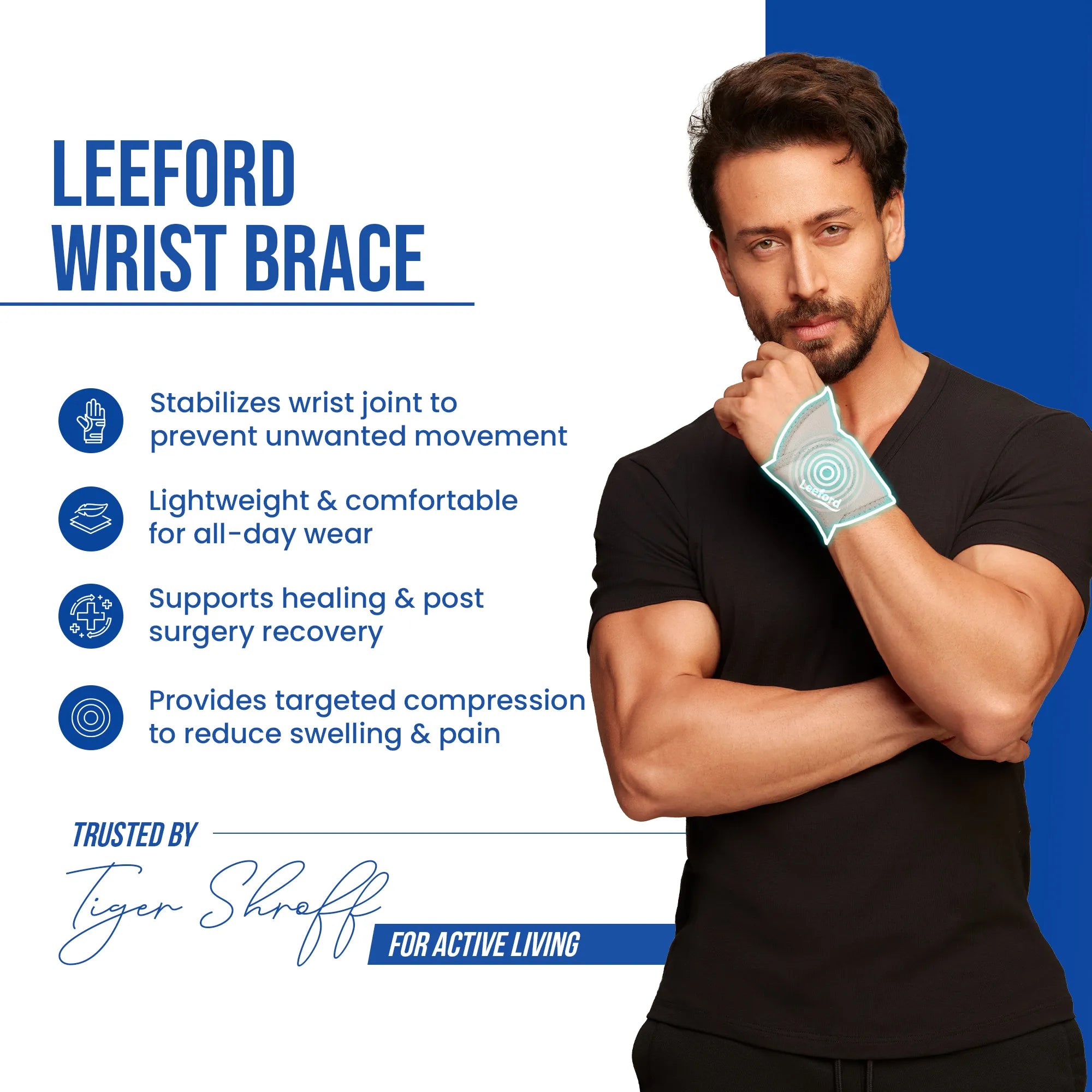 leeford wrist brace stabilise wrist joints lightweight n comfortable