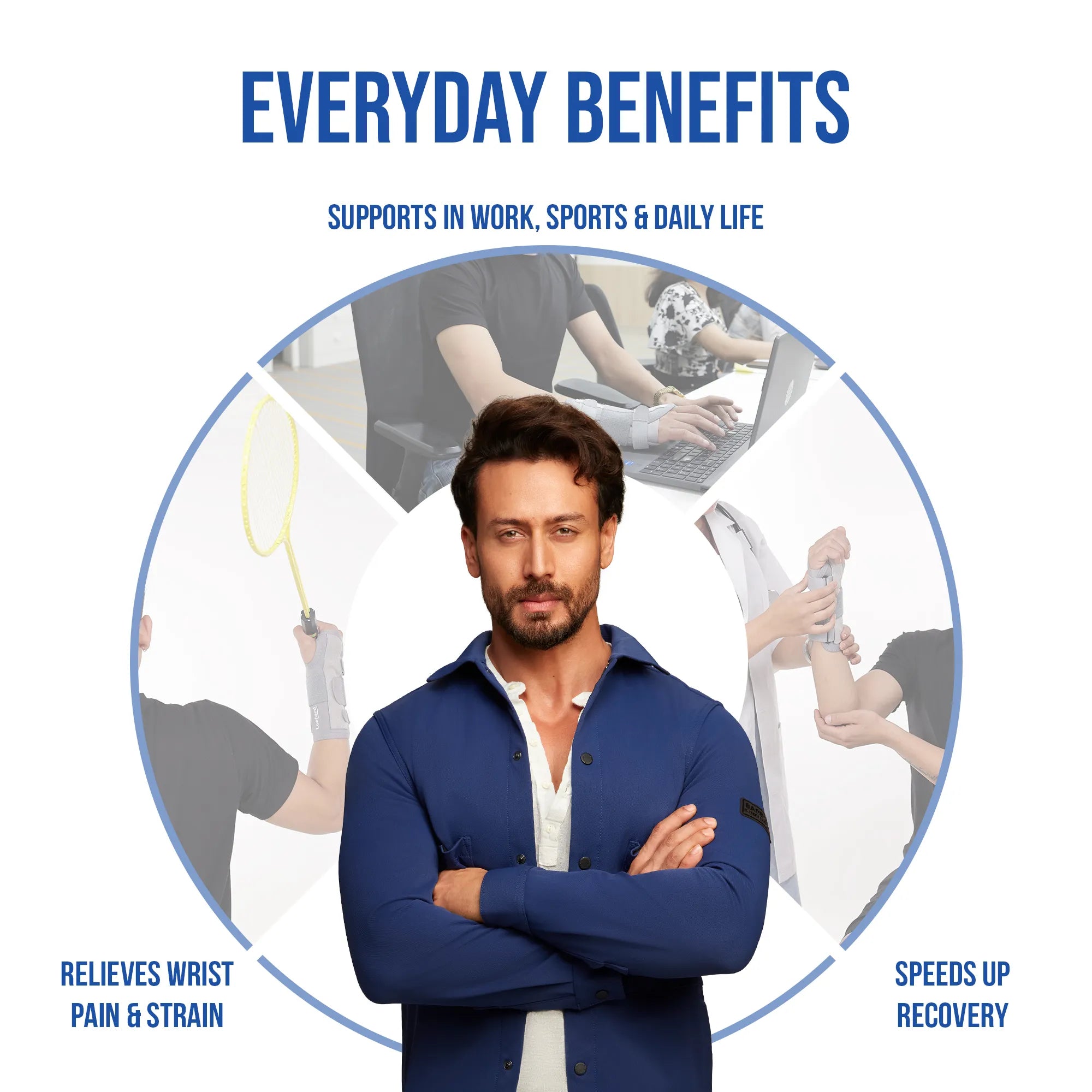 leeford wrist splint everyday wear benefits speeds up recovery 