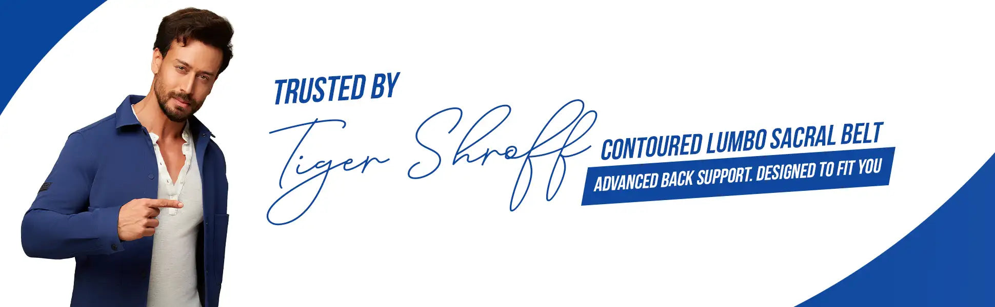 Lumbo Sacral Belt is trusted by tiger shroff