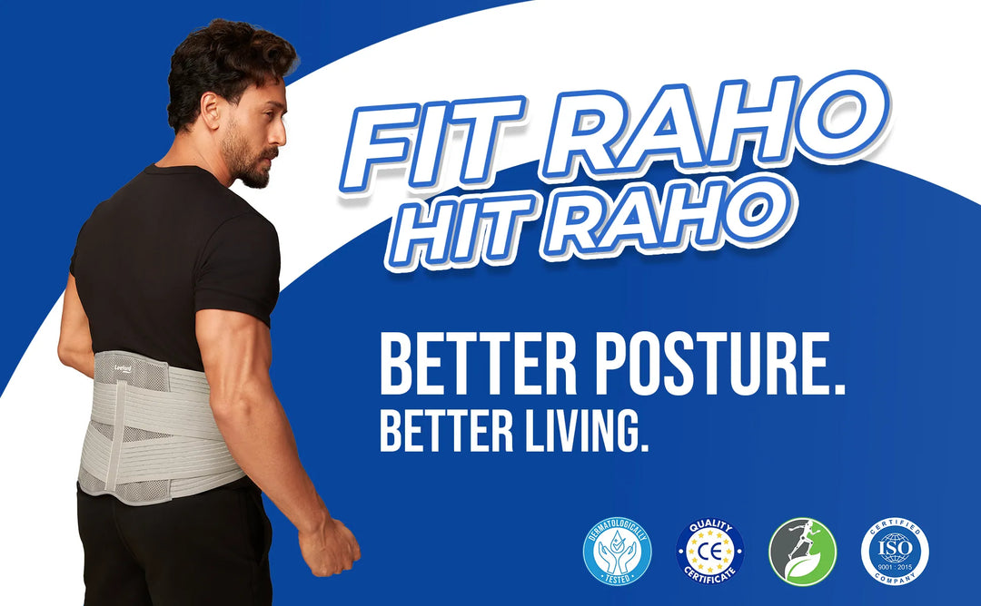 contoured lumbo sacral belt better posture better living