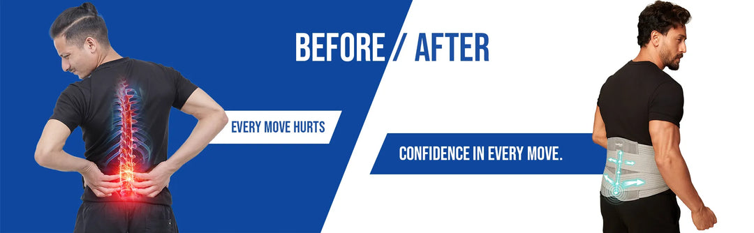 contoured lumbo sacral belt confidence in every move