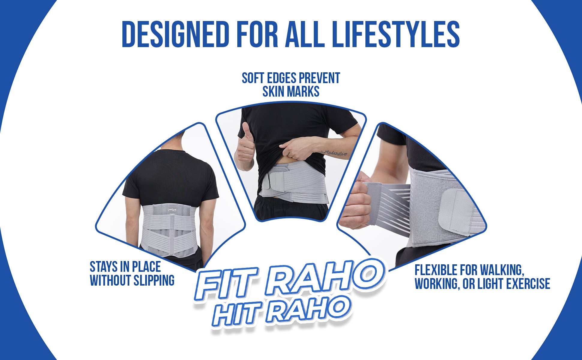 lumbo sacral belt designed for all lifestyle