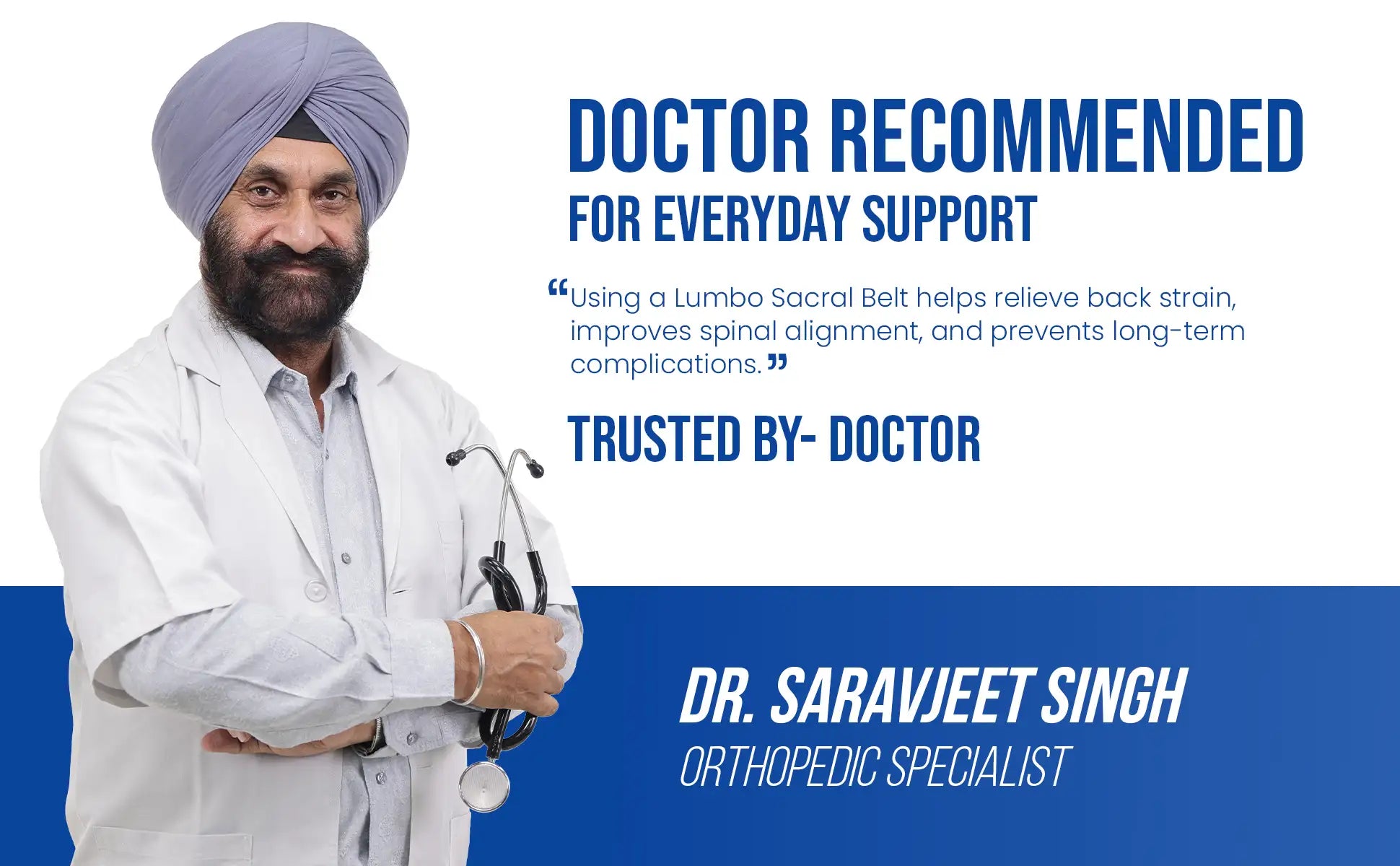 doctor recommended Lumbo Sacral Belt