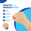 Leeford Antiseptic Spot Bandage for Blood Donation, Injections & Vaccination Care