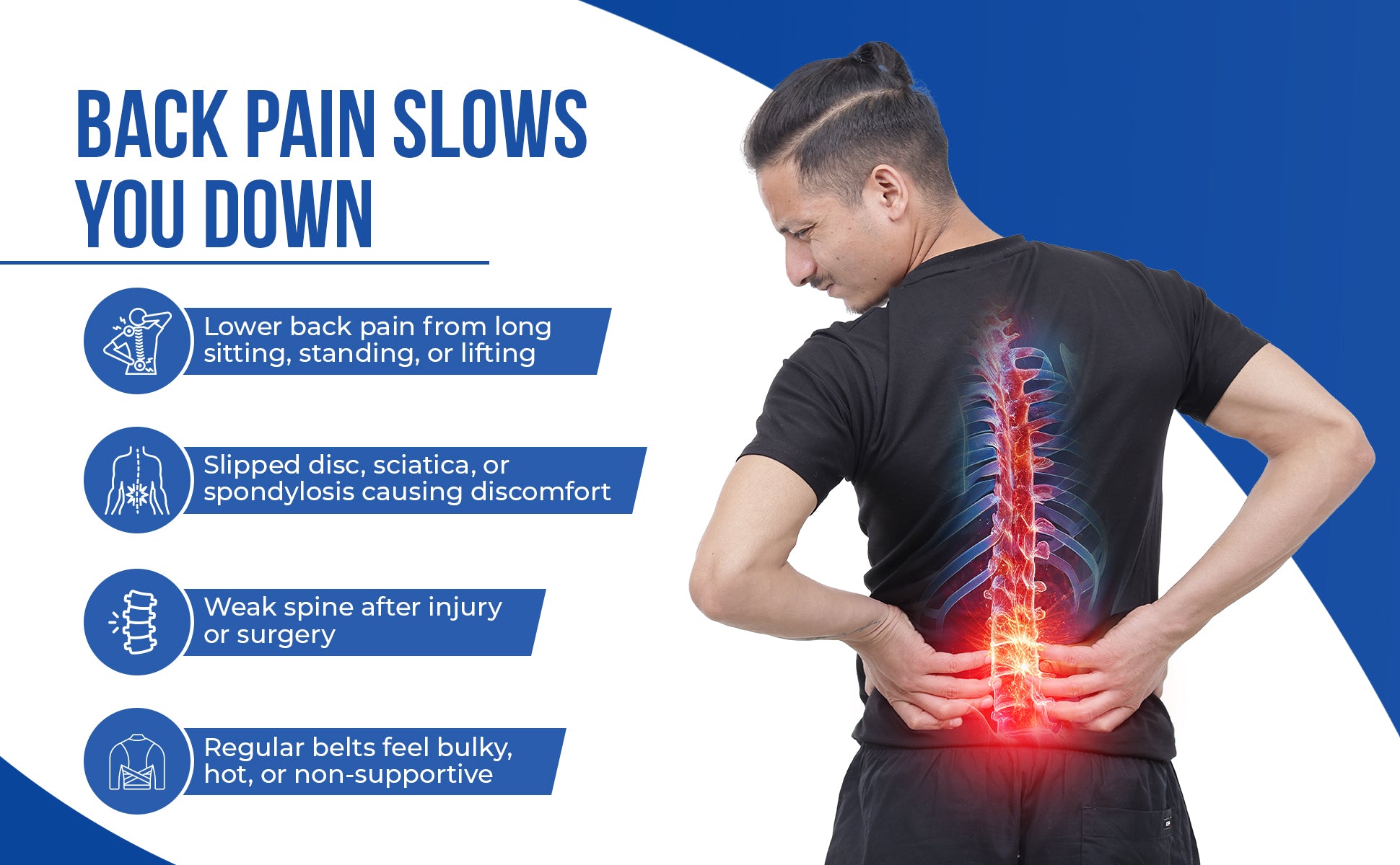blue back pain effects on person