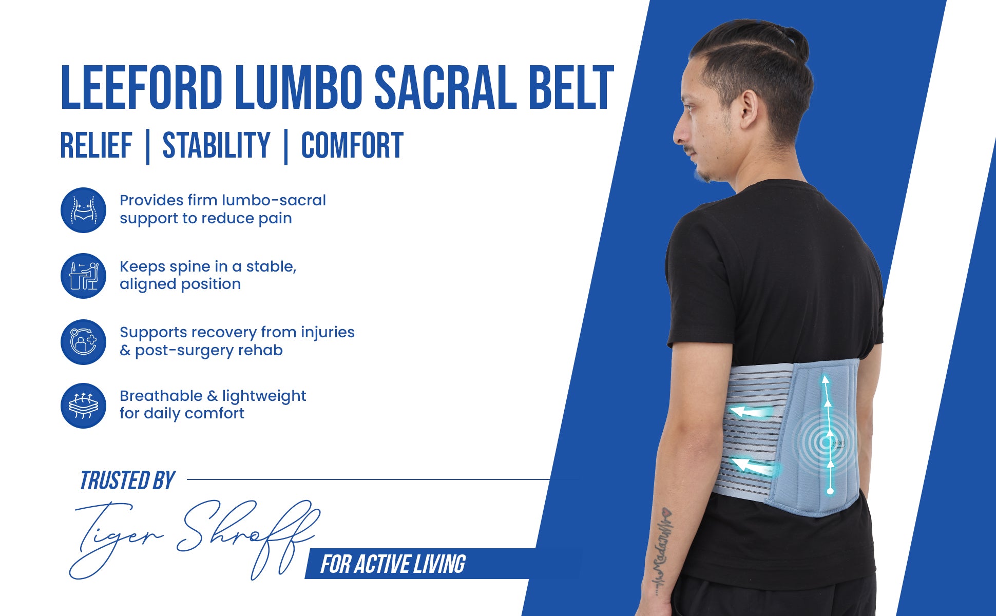 blue lumbo sacral belt four main benefits explained
