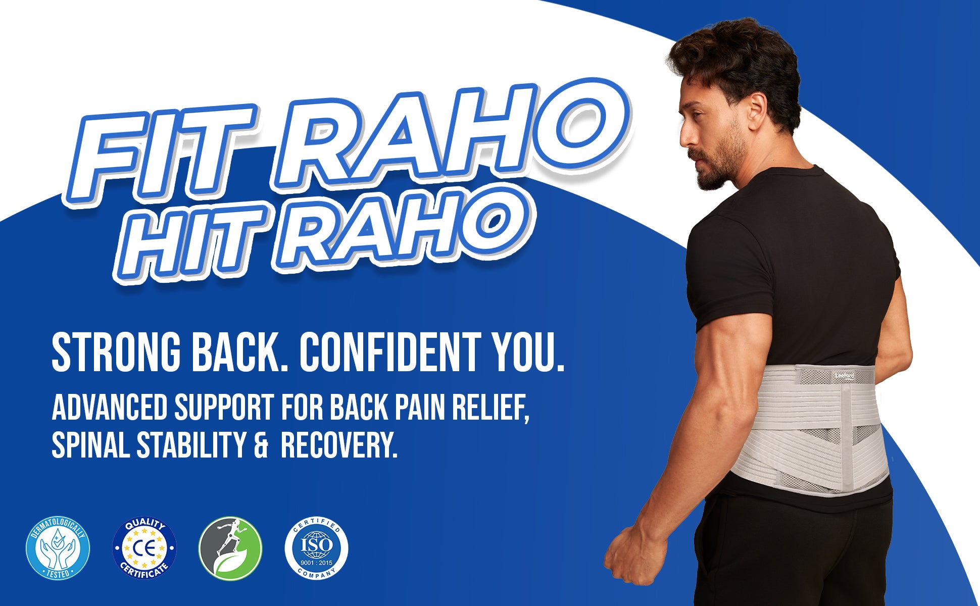 lumbo sacral belt provides advance support for back pain relief