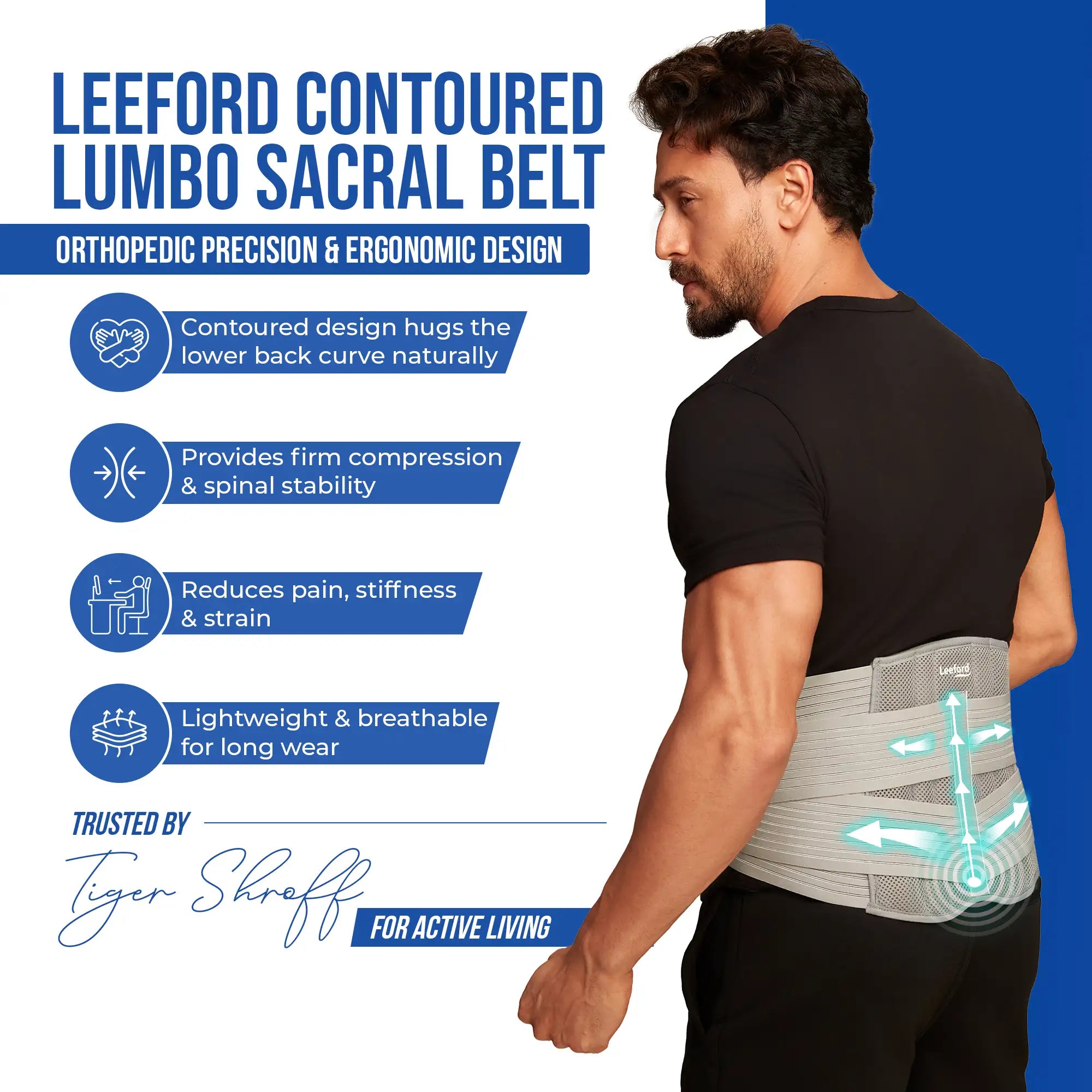 Contoured Lumbo Sacral Belt | Posture Correction & Lower Back Support