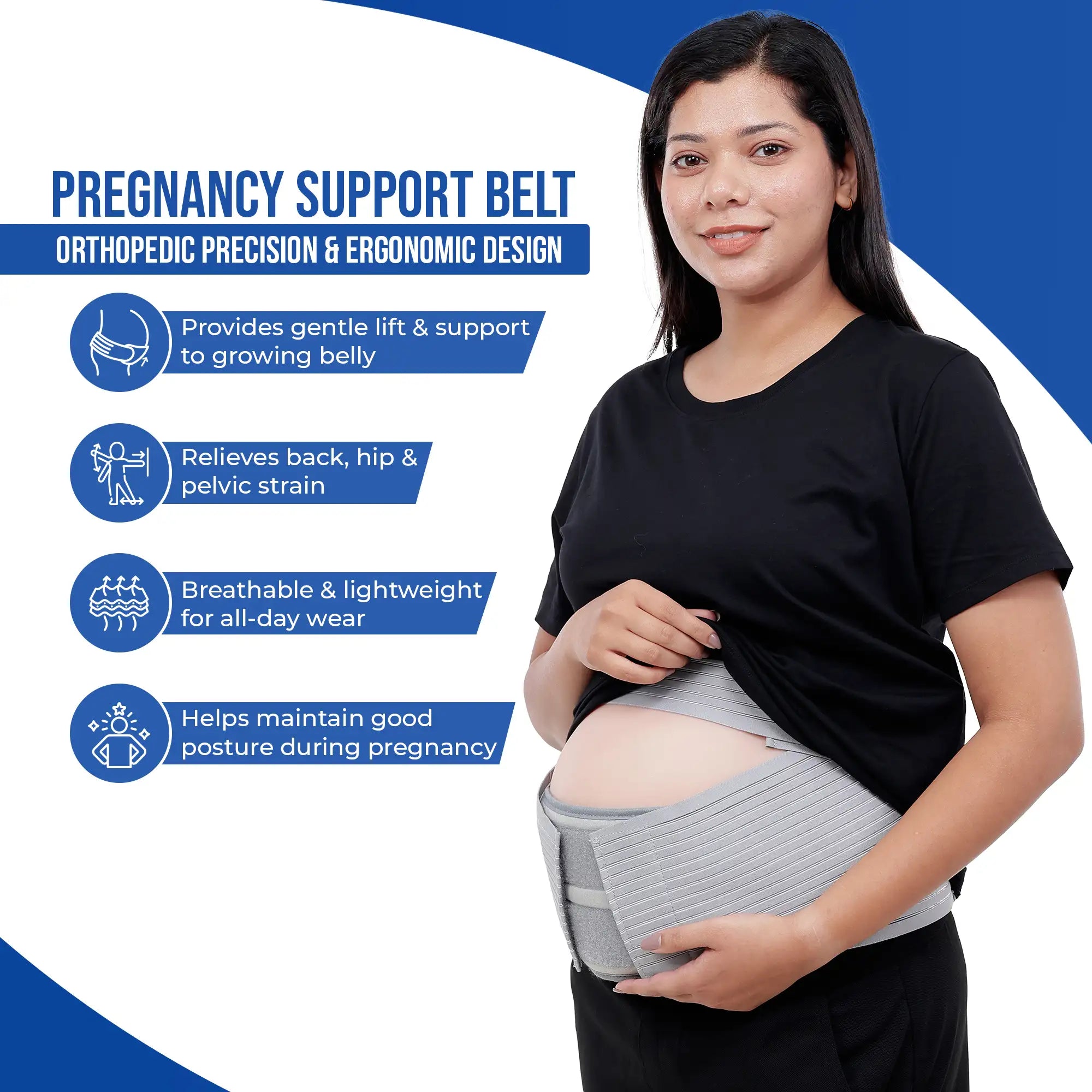 Pregnancy support belt benefits