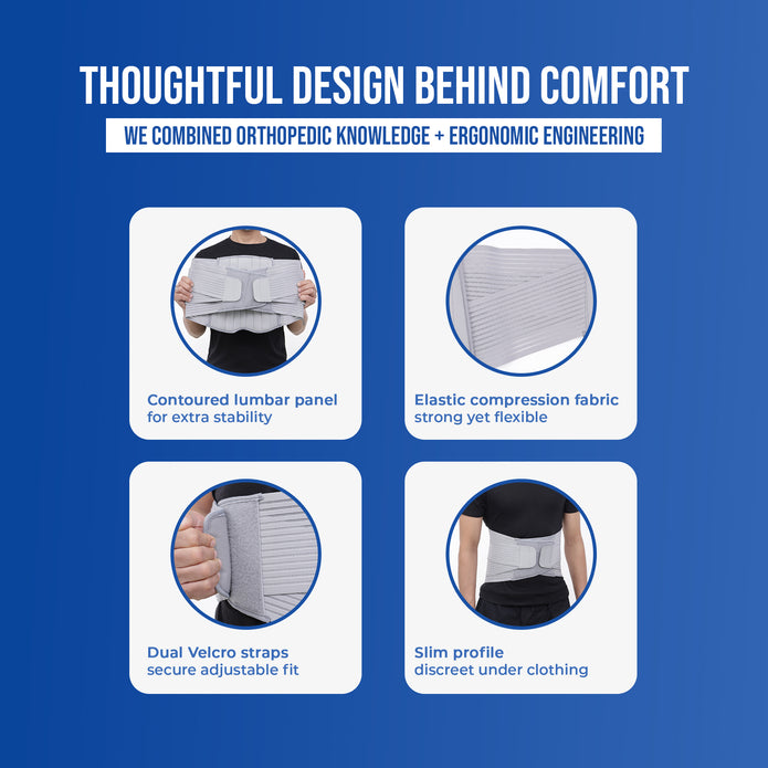 lumbo sacral belt design features